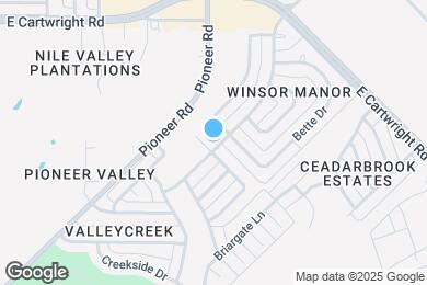 Map image of the property - 732 Creekview Ct