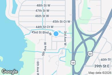 Map image of the property - 407 43rd St Blvd W