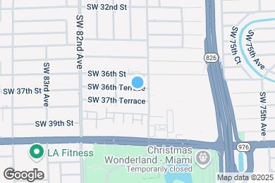 Map image of the property - 7930 SW 36th Ter