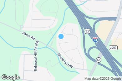 Map image of the property - 1377 Aurora Glen Dr