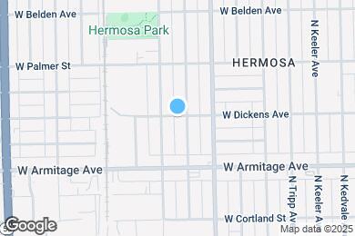 Map image of the property - 4453 W Dickens Ave