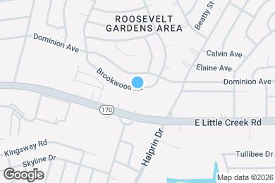 Map image of the property - 1873 Brookwood Rd