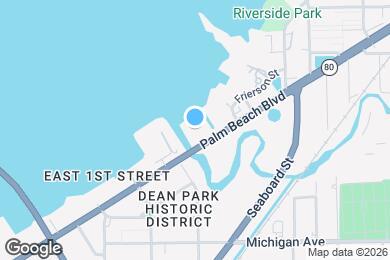 Map image of the property - 2825 Palm Beach Blvd