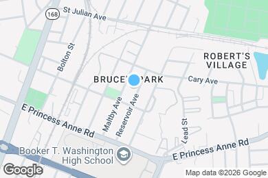 Map image of the property - 1323 Reservoir Ave