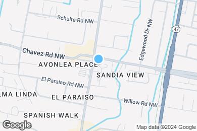 Map image of the property - Trailhead at Chamizal - PRELEASING