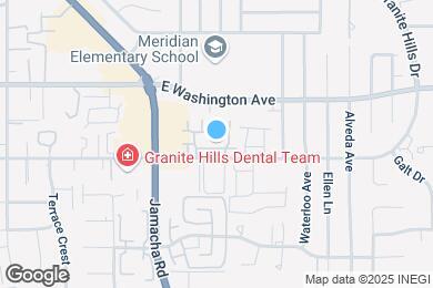 Map image of the property - 1528 Granite Hills Dr