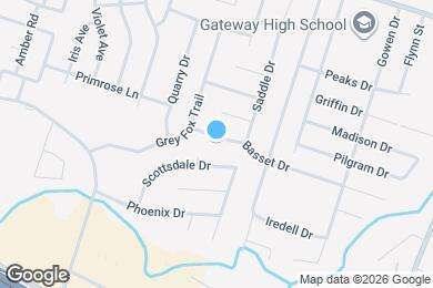 Map image of the property - 3410 Basset Dr