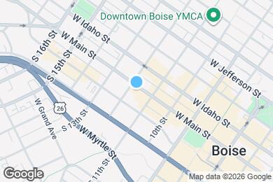 Map image of the property - The Owyhee Apartments