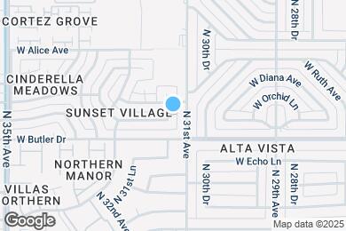 Map image of the property - 8527 N 31st Dr