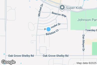 Map image of the property - 1901 Belshire Ct