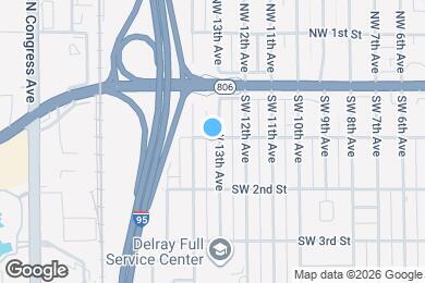 Map image of the property - 102 SW 13th Ave