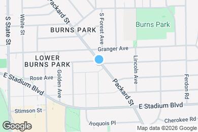 Map image of the property - 1506 Packard St