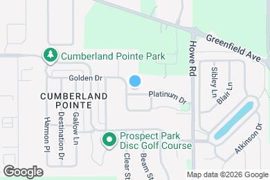 Map image of the property - 10368 Platinum Dr