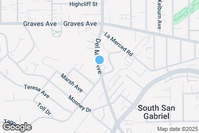Map image of the property - 2020 Del Mar Ave