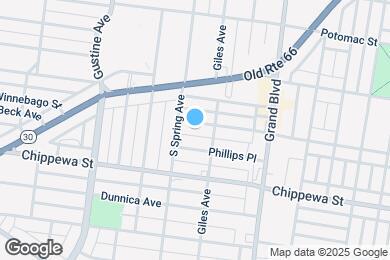 Map image of the property - 3722 Winnebago St