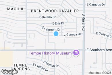 Map image of the property - 525 E Geneva Dr