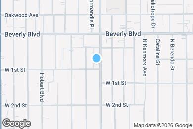Map image of the property - 111 N Normandie Ave
