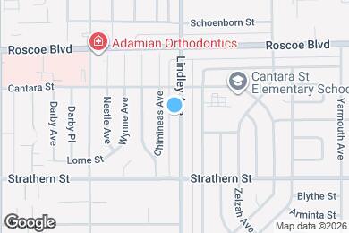 Map image of the property - 8123 Lindley Ave