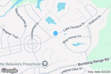 Map image of the property - 1952 Lake Carolina Dr