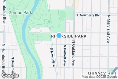 Map image of the property - 2622 N Newhall St