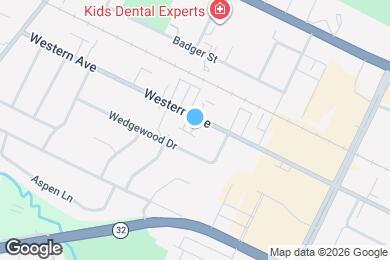 Map image of the property - 1707 Western Ave