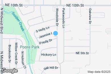 Map image of the property - 3701 Woodside Dr