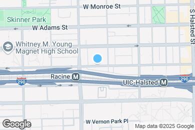 Map image of the property - 1120 W Van Buren St