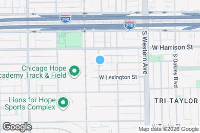 Map image of the property - 2535 W Flournoy St