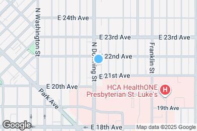 Map image of the property - 2120 N Downing St