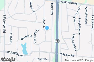 Map image of the property - 2208 Concordia Dr