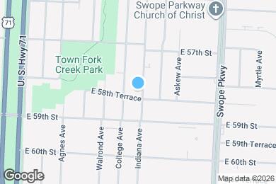 Map image of the property - 5760 Indiana Ave