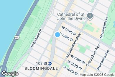 Map image of the property - 245 W 107th St