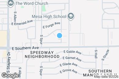 Map image of the property - 1132 S Daley