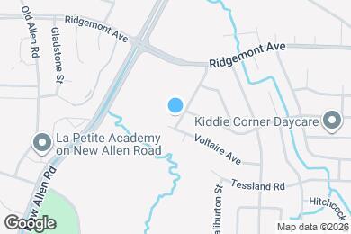 Map image of the property - 4199 Bacon St