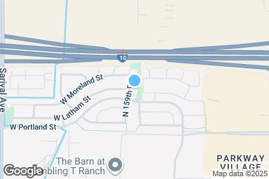 Map image of the property - 1151 N 159th Dr