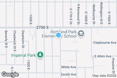 Map image of the property - 2750 S Imperial St