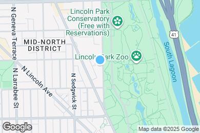 Map image of the property - 2144 N Lincoln Park W