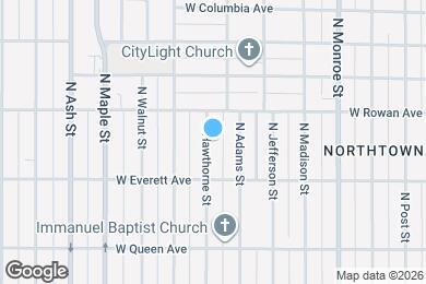 Map image of the property - 5404 N Hawthorne St