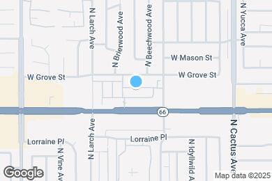 Map image of the property - 969 W Jasmine Way