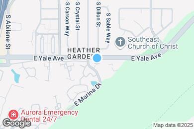 Map image of the property - 14390 E Marina Dr