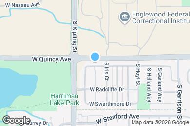 Map image of the property - 9851 W Rice Ave