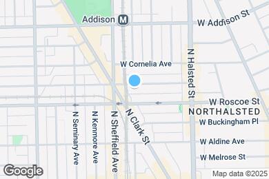 Map image of the property - 927 W Newport Ave
