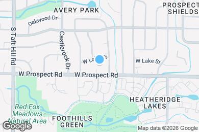 Map image of the property - 1712 W Prospect Rd