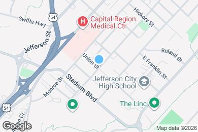 Map image of the property - 1116 Adams St