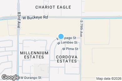Map image of the property - 8014 W Lumbee St