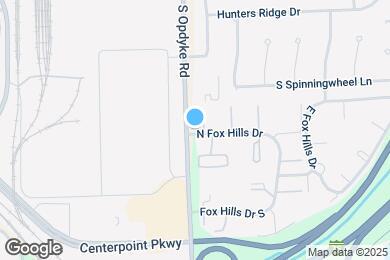Map image of the property - 415 N Fox Hills Dr