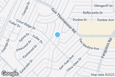 Map image of the property - 10325 Newcombe Dr