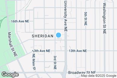 Map image of the property - 313 14th Ave NE