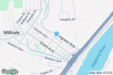 Map image of the property - 223 Evergreen Ave