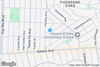 Map image of the property - 806 Vincente Ave